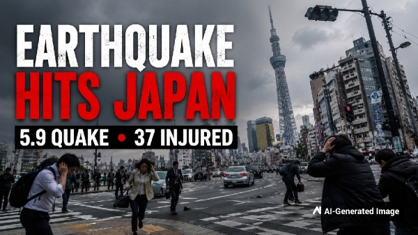 Tokyo Earthquake Injures 37 Tokyo Earthquake Injures 37
