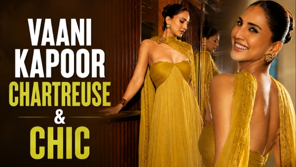 Vaani Kapoor Chartreuse Dress Style Vaani Kapoor Chartreuse Dress Style