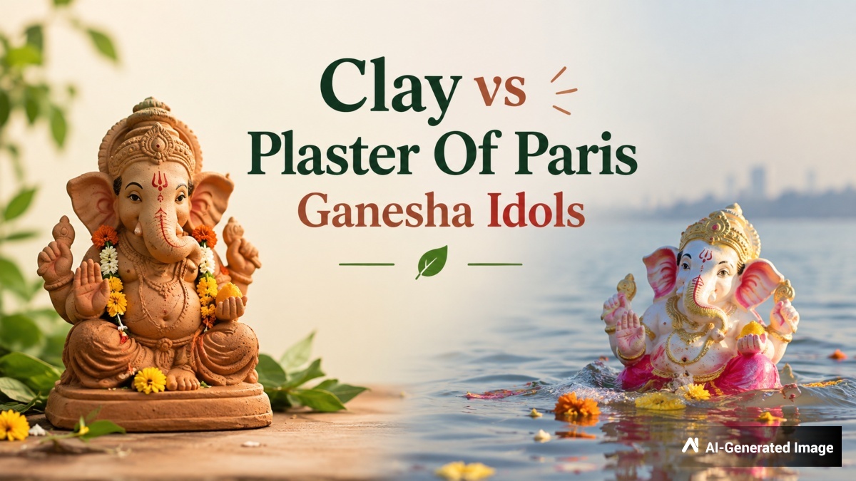 Clay vs Plaster Of Paris Ganesha Idols: What's The Environmental Difference?