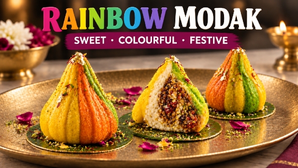 Gulkand Rainbow Modak Recipe 2026 Gulkand Rainbow Modak Recipe 2026