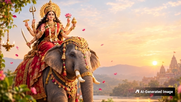 maa-durga-on-elephant