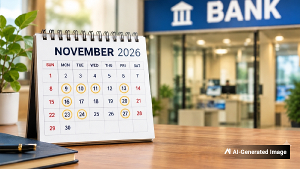 November 2026 Bank Holiday Calendar November 2026 Bank Holiday Calendar