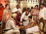 ನಿಖಿಲ್-ರೇವತಿ ಕಲ್ಯಾಣ, ಗಮನ  ಸೆಳೆದ  ಮದುಮಗ-ಮದುಮಗಳ ಲುಕ್