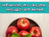 ಚಳಿಗಾಲದಲ್ಲಿ ದಿನಾ ಸೇಬು ತಿಂದ್ರೆ ಈ ಪ್ರಯೋಜನಗಳಿವೆ