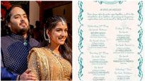 ಅನಂತ್ ಅಂಬಾನಿ-ರಾಧಿಕಾ ಮರ್ಚೆಂಟ್ 2ನೇ ಪ್ರಿ ವೆಡ್ಡಿಂಗ್ ಆಹ್ವಾನ ಪತ್ರಿಕೆ ವೈರಲ್..!