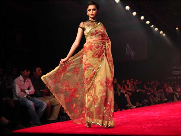 Lakme Fashion Designer Saree Lakme Fashion Designer Saree