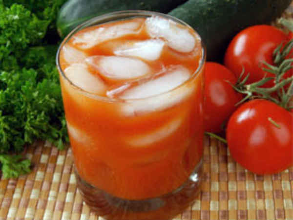 ಟೊಮೆಟೊ ಜ್ಯೂಸ್: 