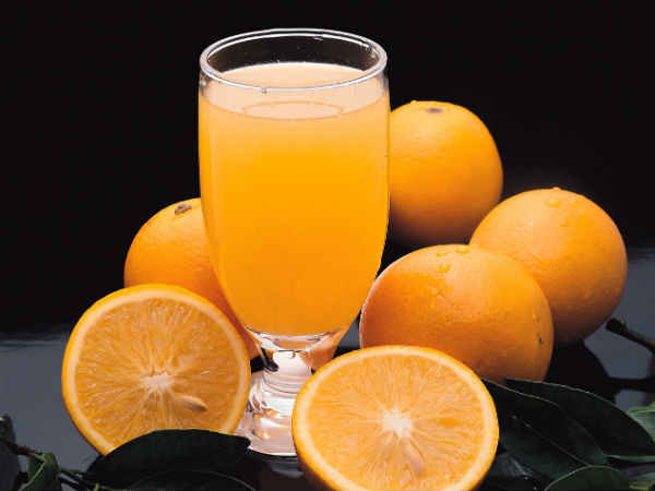  ನಿಂಬೆ ಅಥವಾ ಕಿತ್ತಳೆಯ ಜ್ಯೂಸ್: