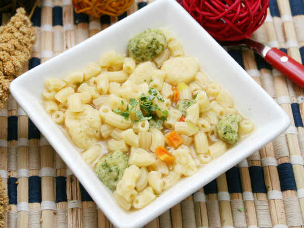 8. ಬಿಳಿ ಪಾಸ್ತಾ