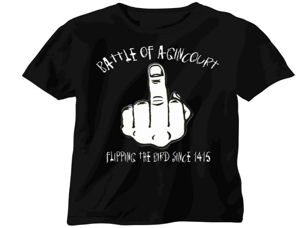 2. ಅಶ್ಲೀಲ ಕೈಸನ್ನೆಗಳ ಟೀ ಶರ್ಟ್