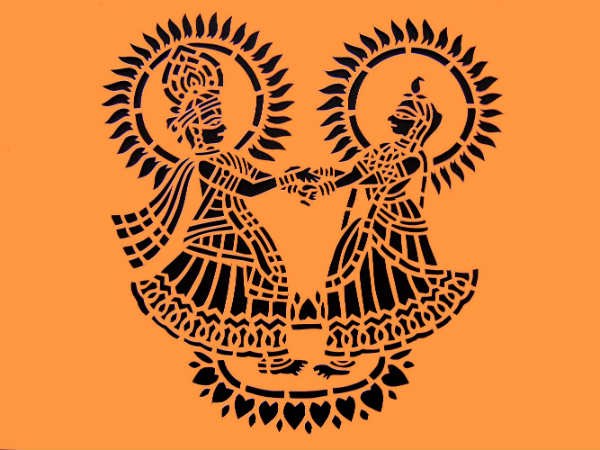 ಸಾಂಝಿ ಕಲೆ ಮತ್ತು ಕೃಷ್ಣ