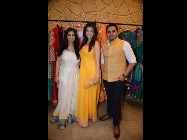 ವಿನ್ಯಾಸಗಾರರೊಂದಿಗೆ ಕಾಜಲ್: