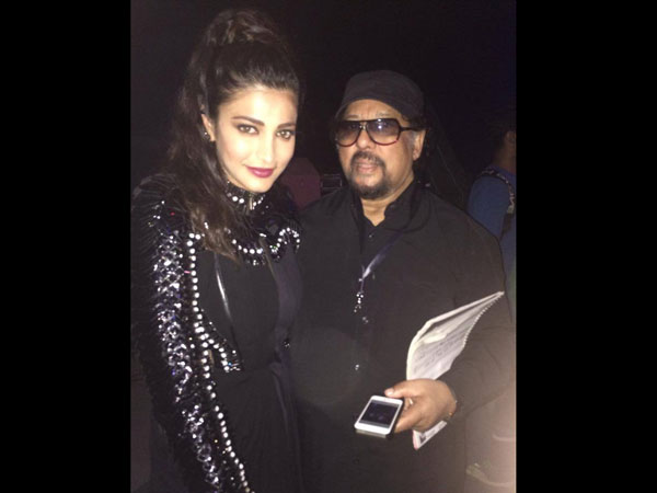 ಸಹೋದ್ಯೋಗಿಯೊಂದಿಗೆ ಶ್ರುತಿ ಹಾಸನ್: