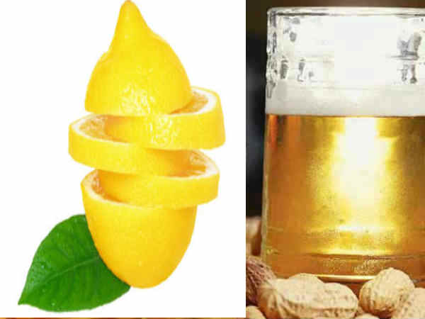 ನಿಂಬೆರಸ ಮತ್ತು ಕಡಲೆ ಎಣ್ಣೆ: 