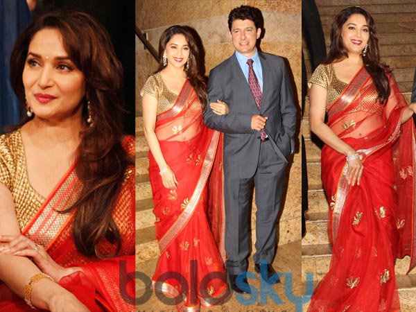 ಅಗ್ನಿಜ್ವಾಲೆಯ೦ತೆ ಕೆ೦ಪಾಗಿರುವ ಸೀರೆ (Flaming Red Saree)