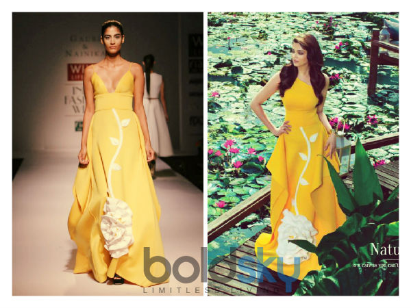 Aishwarya Rai Blooms In A Sunshine Gown