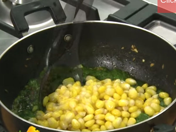 Tasty Malai Makai Palak Recipe