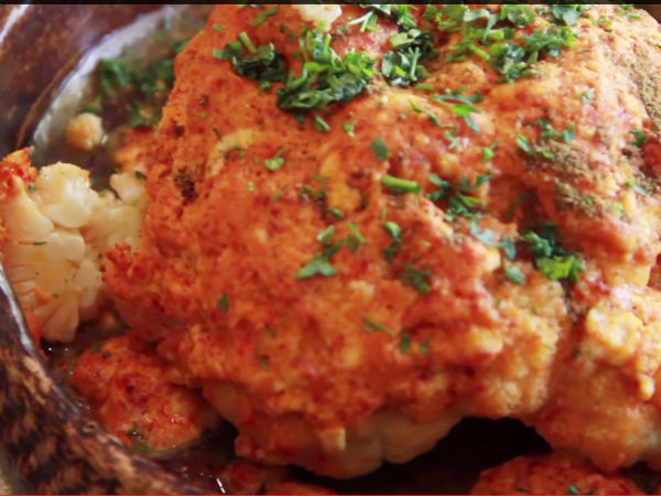 Spicy Tandoori Gobi Recipe (Without Oven)