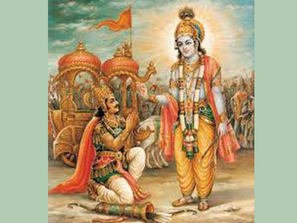 ಅರ್ಜುನನಿಗೆ ಧರ್ಮೋಪದೇಶ ಮಾಡಿದ ಶ್ರೀಕೃಷ್ಣ