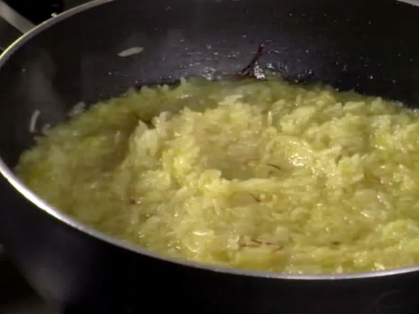 10 Minute Rice Kesari Bhaat Recipe For Holi