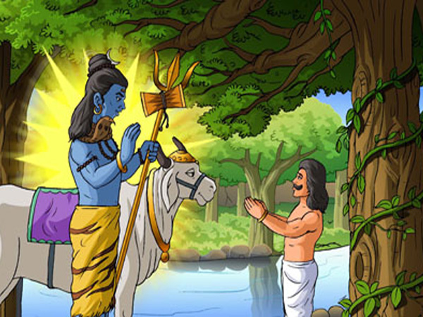 ಅಮರತ್ವವನ್ನು ದಯಪಾಲಿಸಬೇಕೆ೦ದು ಭೇಡಿಕೊಂಡ ಭಸ್ಮಾಸುರ 