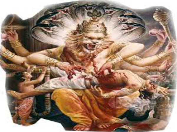 ಕ್ರೋಧಗೊಂಡ ಹಿರಣ್ಯಕಶಿಪು