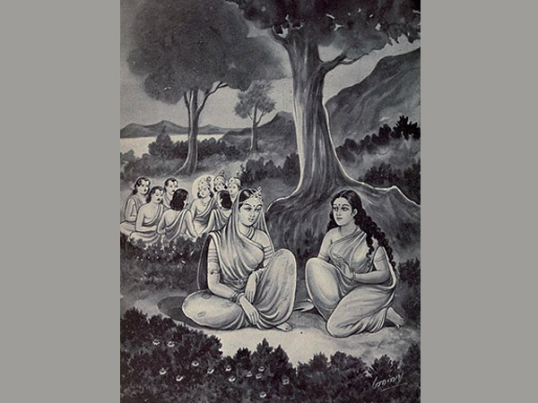 ದ್ರೌಪದಿ ಮತ್ತು ಅರ್ಜುನ