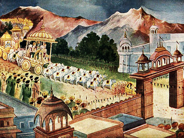 ಕೌರವರೊ೦ದಿಗೆ ಸೌಹಾರ್ದಯುತವಾದ ಸ೦ಬ೦ಧ