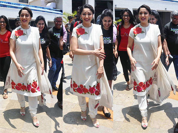 Madhuri Dixit Looks Charming In Rohit Bahl