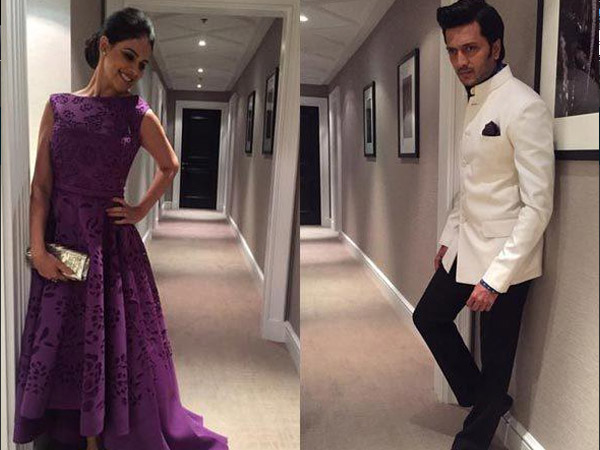 IIFA 2015 Green Carpet: Genelia Graces In Lavender