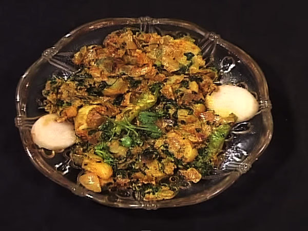 ಮೆಂತೆ ಸೊಪ್ಪು ಹಾಗೂ ಬಾಳೆ ದಿಂಡಿನ ಪಲ್ಯ