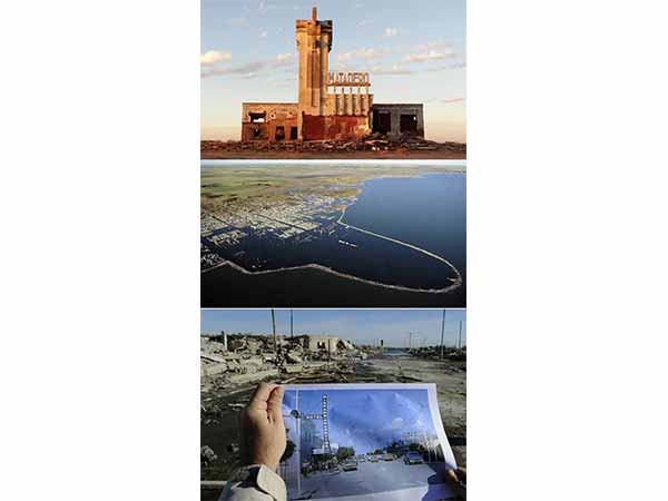 ಆರ್ಜೆಂಟೀನಾದ ಪಟ್ಟಣ ಮೂವತ್ತು ವರ್ಷದ ಬಳಿಕ ನೀರಿನಿಂದ ಮೇಲಕ್ಕೆ ಬಂದಿದೆ