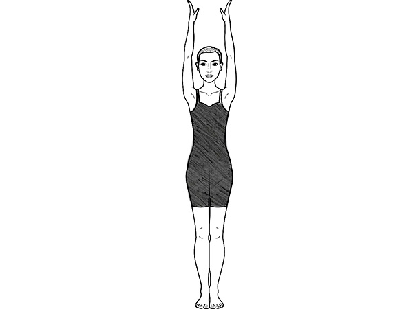Tadasana (Mountain Pose) To Strengthen Knees & Ankles