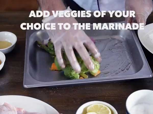 Honey Roasted Vegetable Chicken