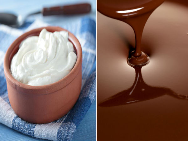Chocolate with curd Chocolate with curd