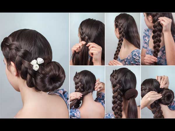 ಸೈಡ್ ಪ್ಲೇಟ್ ಜೊತೆ ಸರಳ ಡೋನಟ್ ಬನ್