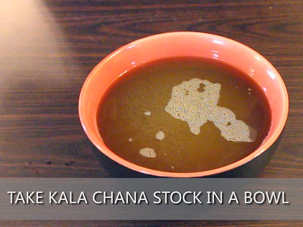 kala chana kadhi recipe