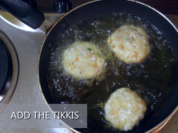 sabudana tikki recipe