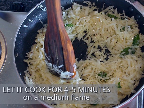 Cabbage palya recipe