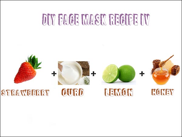 ಸ್ಟ್ರಾಬೆರಿ, ಮೊಸರು, ಲಿಂಬೆ ಮತ್ತು ಜೇನುತುಪ್ಪ