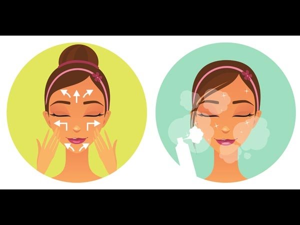 ವಿಟ್ಜ್ ಹಾಝೆಲ್‍ನೊಂದಿಗೆ ಫೇಶಿಯಲ್