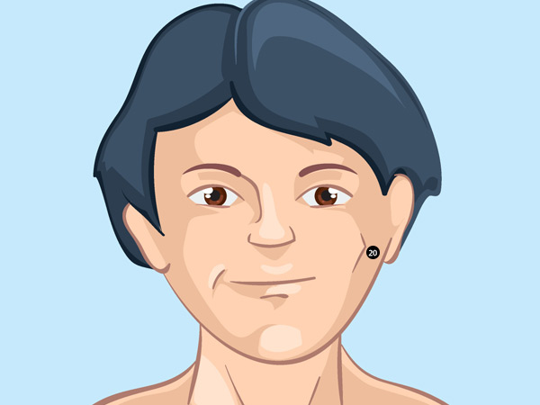 ಒಂದು ವೇಳೆ ನಿಮ್ಮ ಮುಖದಲ್ಲಿ 20ರ ಸ್ಥಾನದಲ್ಲಿ ಮಚ್ಚೆ ಇದ್ದರೆ