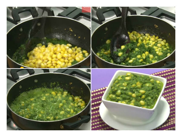 ಪಾಲಕ್, ಚಿಕನ್ ಮತ್ತು ಬೀನ್ಸ್