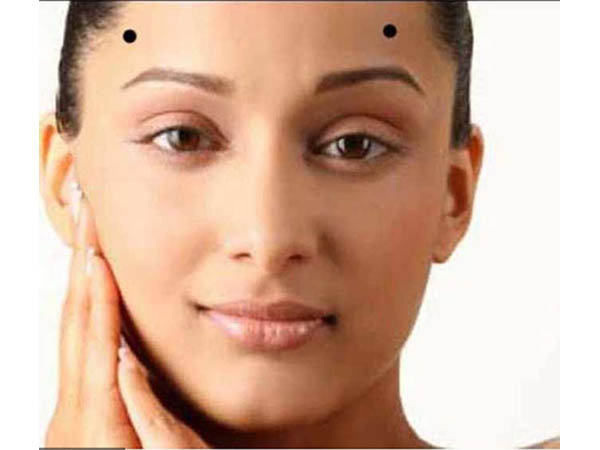 ಎಡ ಹುಬ್ಬಿನ ಮೇಲೆ ಮಚ್ಚೆ