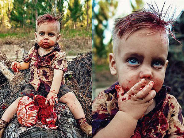 Zombie Cake Photo Shoot