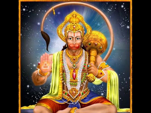 4. ತಮ್ಮ ಸಂಪೂರ್ಣ ದೇಹಕ್ಕೆ ಹನುಮಂತ ಕುಂಕುಮ ಹಚ್ಚಿಕೊಂಡಿದ್ದರು