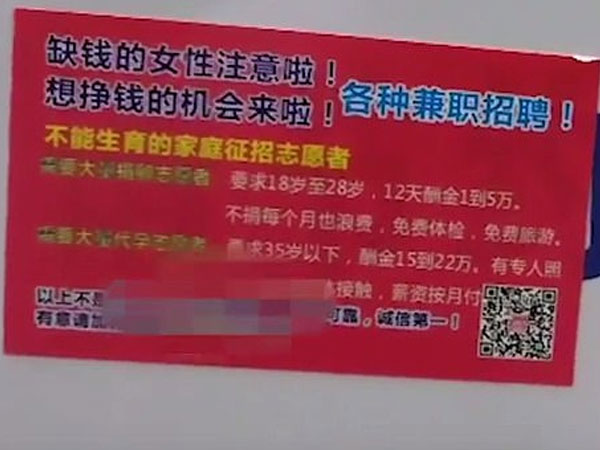 ಅಂಡಾಣು ಮಾರುವಂತೆ ಪ್ರೋತ್ಸಾಹಿಸಲಾಗುತ್ತಿದೆ! ಅಂಡಾಣು ಮಾರುವಂತೆ ಪ್ರೋತ್ಸಾಹಿಸಲಾಗುತ್ತಿದೆ!