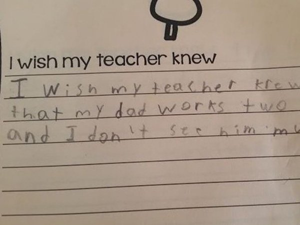 Heartfelt Notes From Kids To Teacher Heartfelt Notes From Kids To Teacher