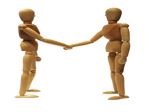 ತೀಕ್ಷ್ಣನೋಟದೊಂದಿಗಿನ ಹಸ್ತಲಾಘವ