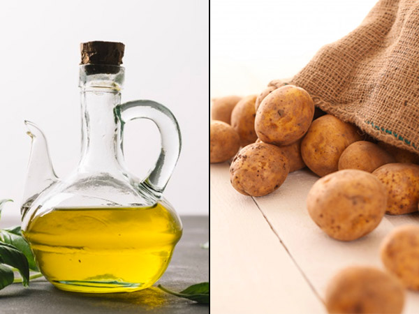 2. ಹರಳೆಣ್ಣೆ ಹಾಗೂ ಆಲೂಗಡ್ಡೆ ಚಮತ್ಕಾರ